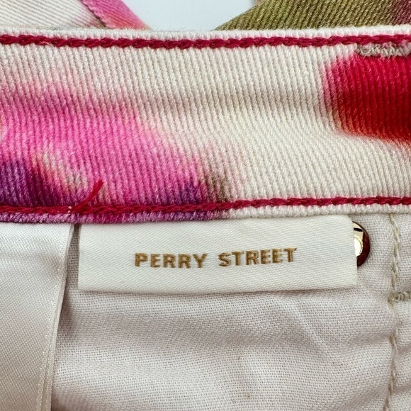 KATE Spade NY Broome Street Capri Bright Watercolor Play Hooky Jeans Size 27 - Picture 11 of 16